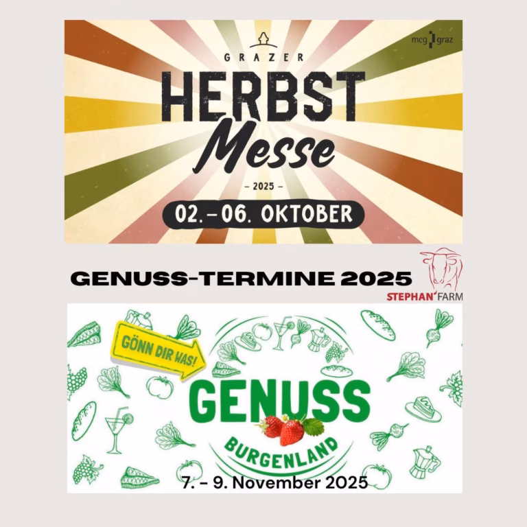 Herbstmesse und Genuss-Termine 2025