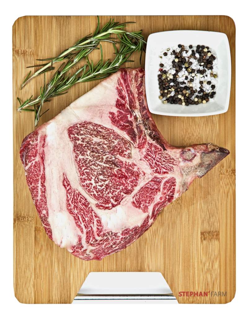 Rohes Fleisch mit Gewürzen und Kräutern