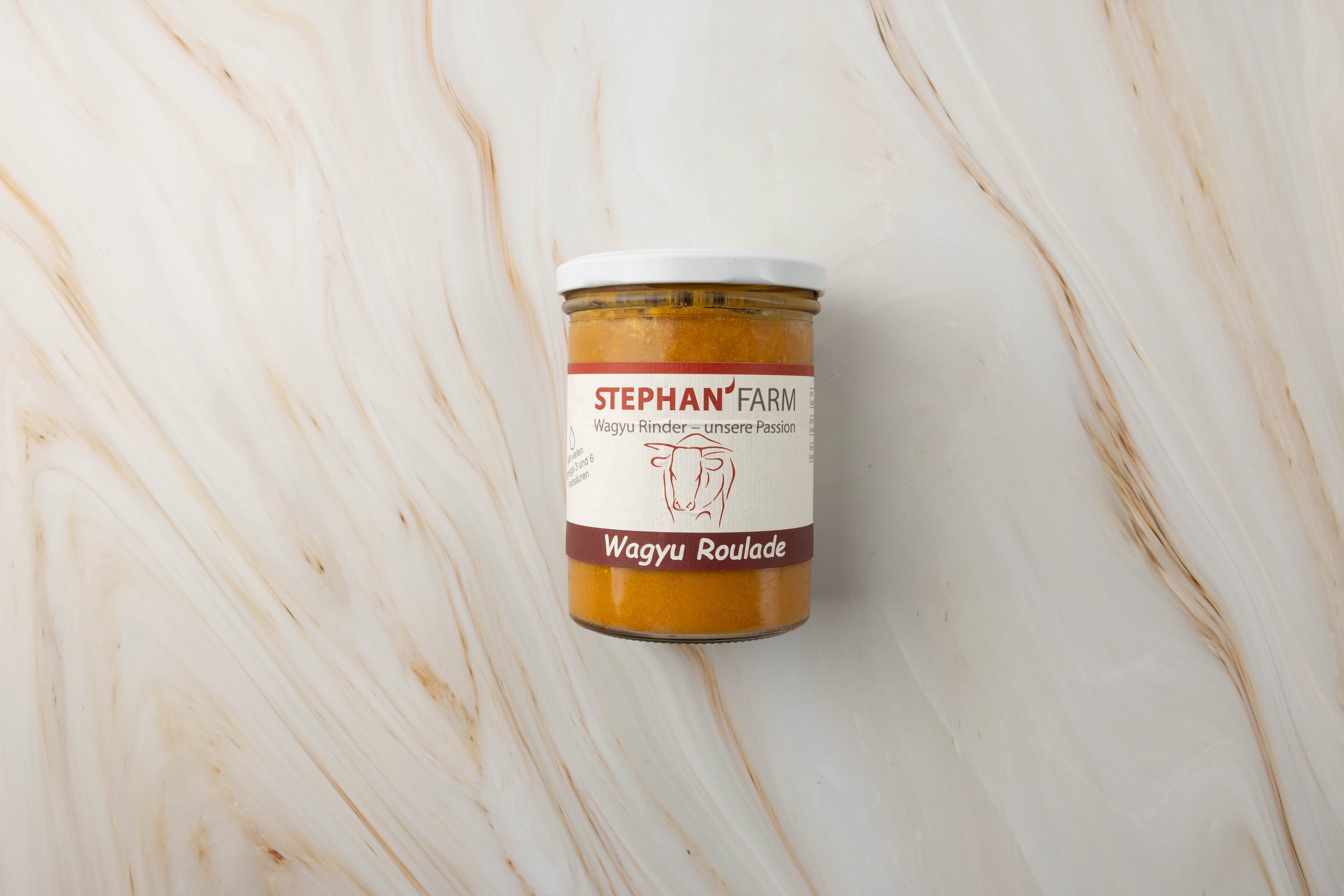 Wagyu Roulade in Glasbehälter