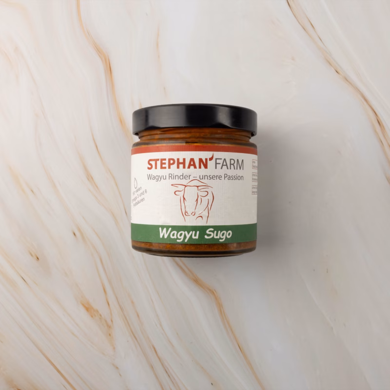 Wagyu Sugo in Glasbehälter