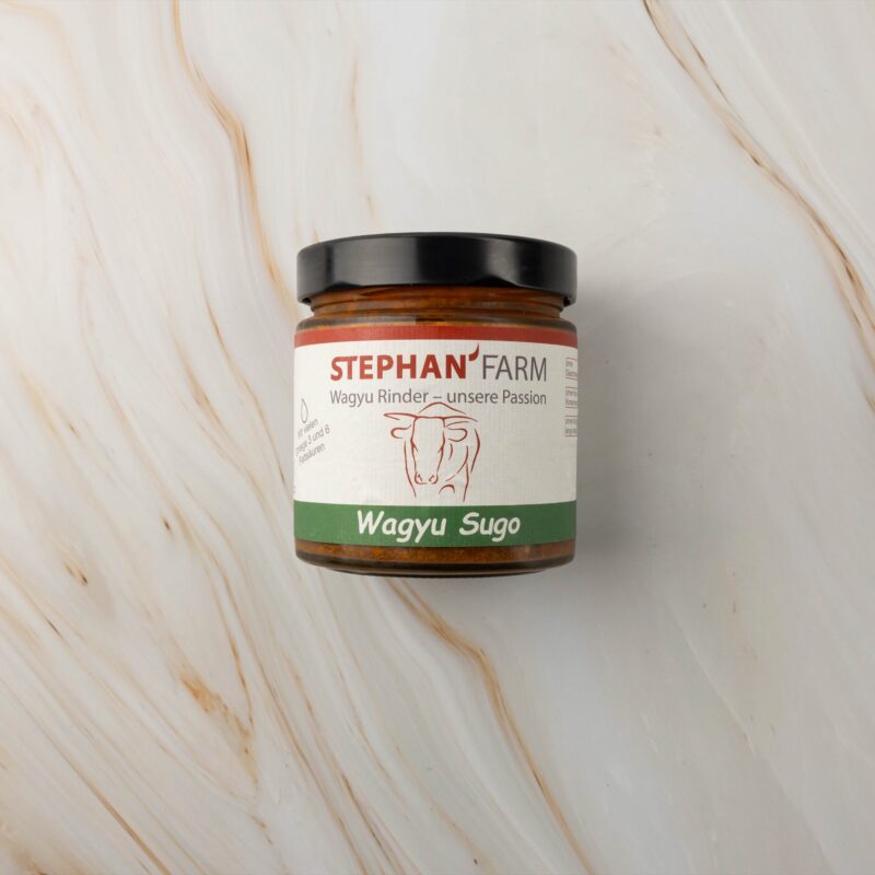 Wagyu Sugo in Glasbehälter